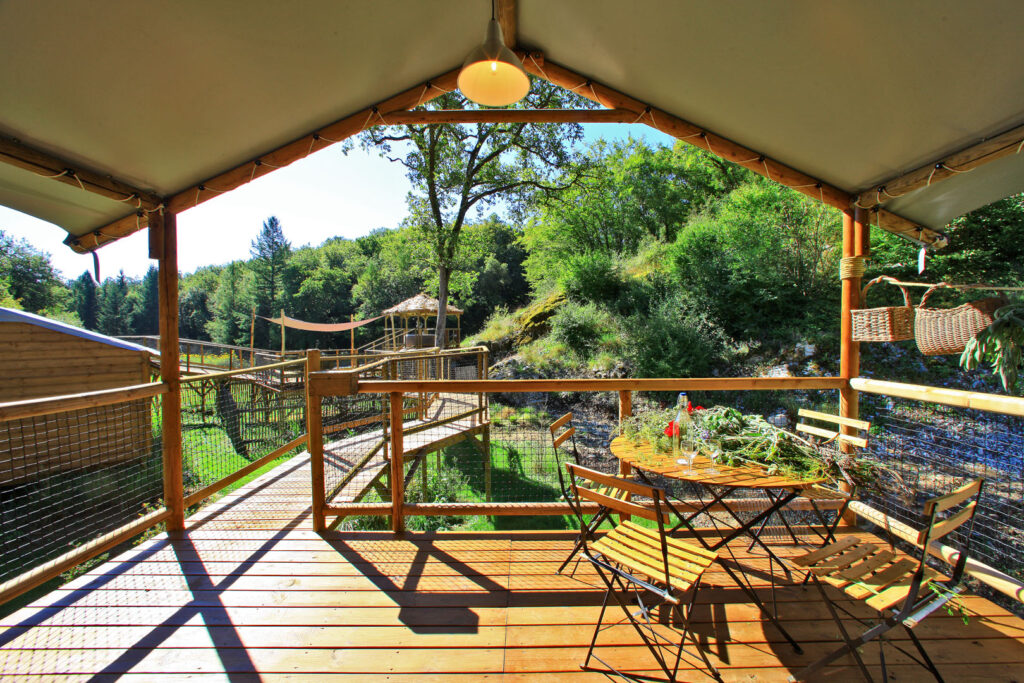 camping perigord vacances cabane lodge l Palenqua 1