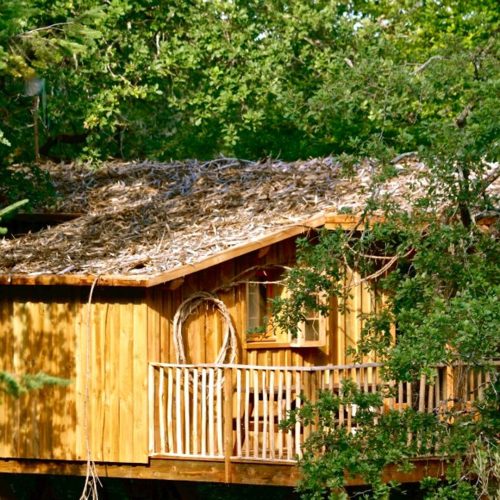 camping perigord vacances cabane perchee dans les arbres perigord noir Lou Arbrilhon 2